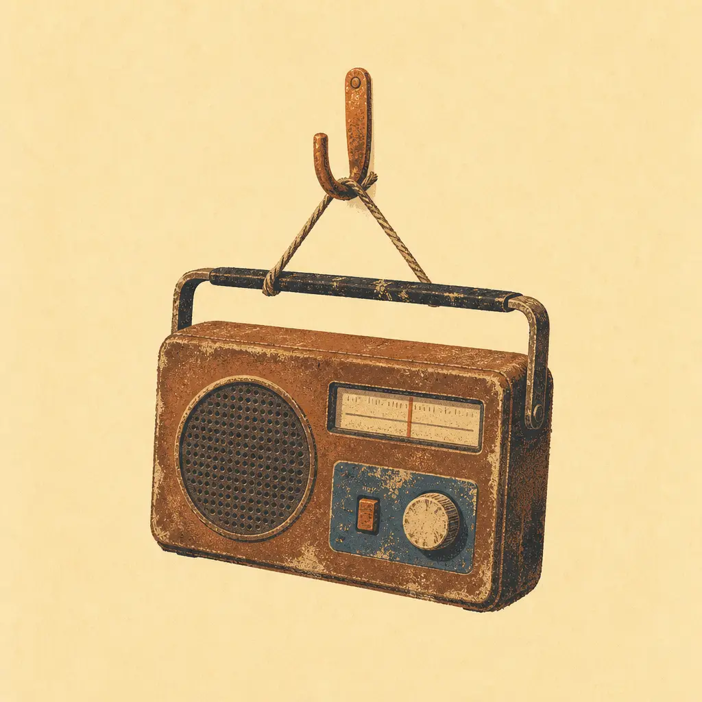 Worksite transistor radio